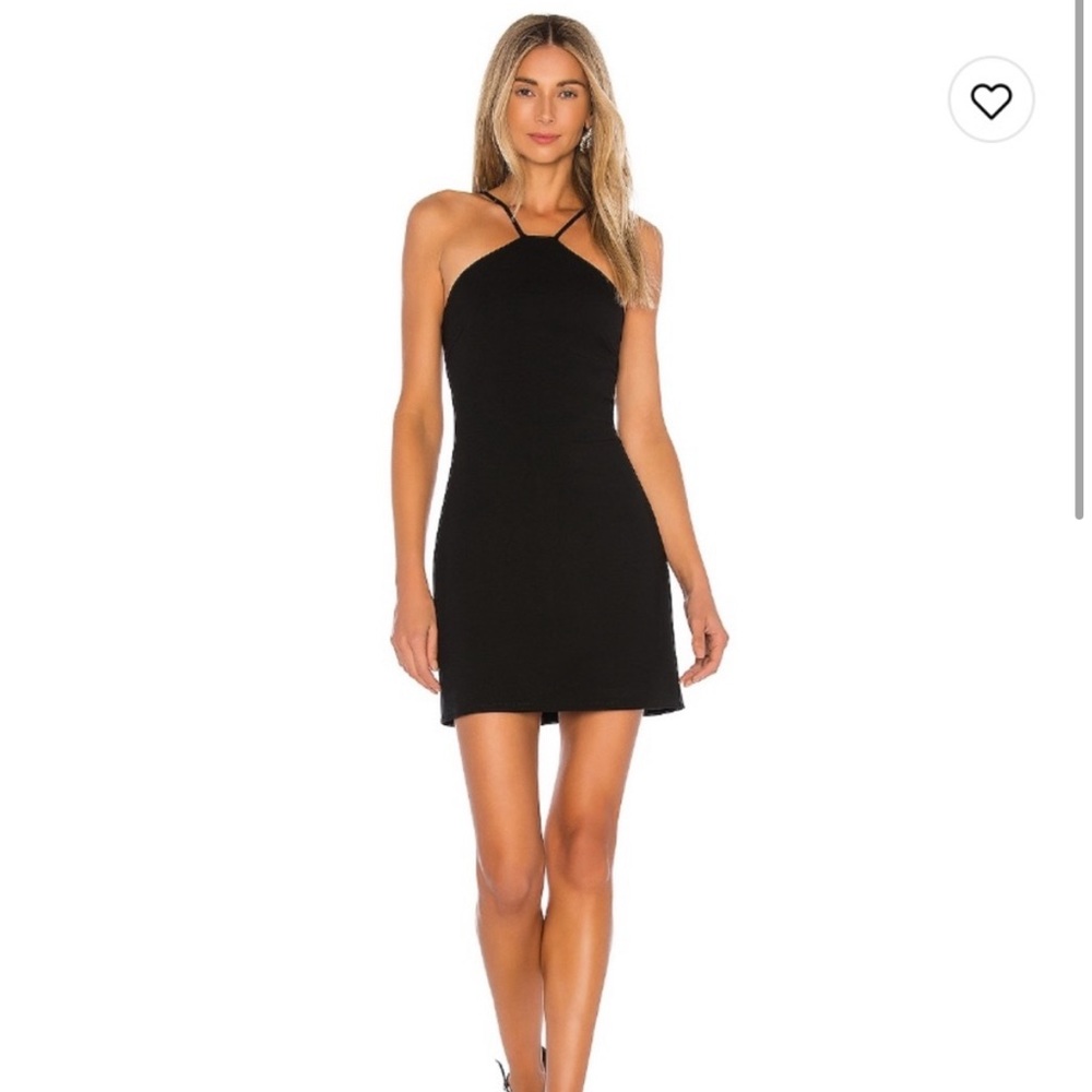 Lovers + Friends Borderline Black Mini Dress